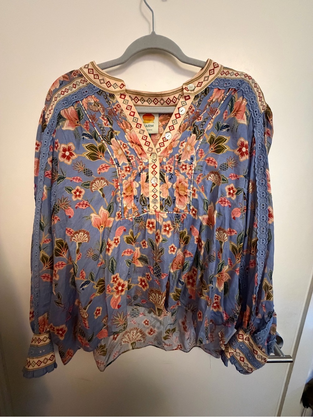 FARM Rio FARM Rio Superbloom Tapestry Top